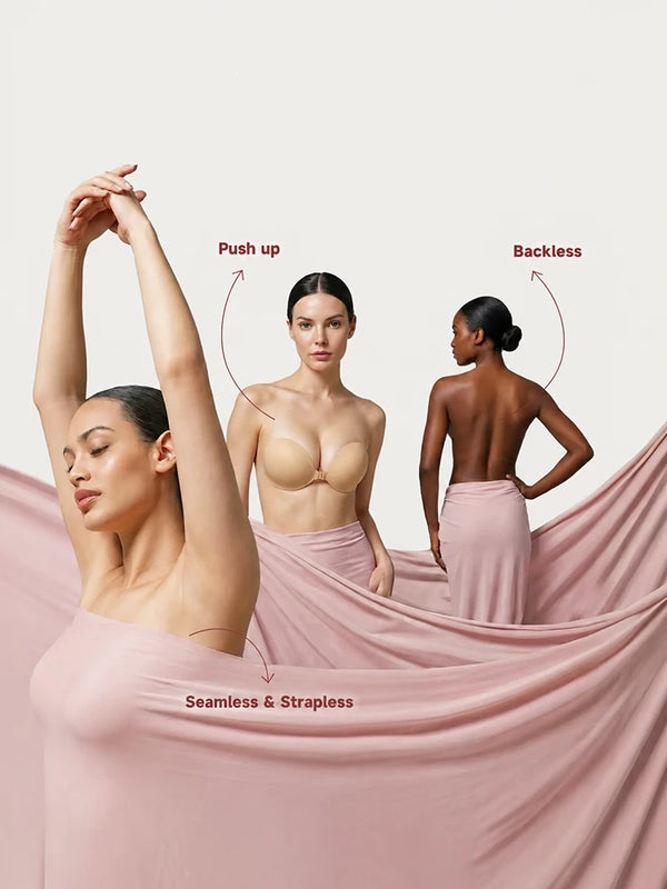 Invisible Push-Up Stick-On Bra