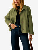 The Classic Cropped Trench Jacket
