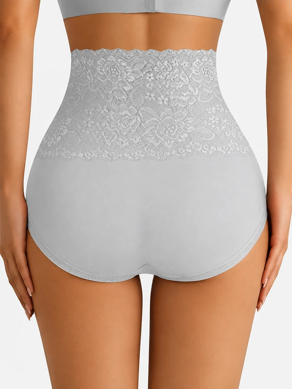 5-Pack High-Waist Lace Comfort Briefs