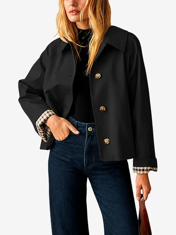 The Classic Cropped Trench Jacket