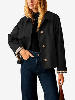 The Classic Cropped Trench Jacket