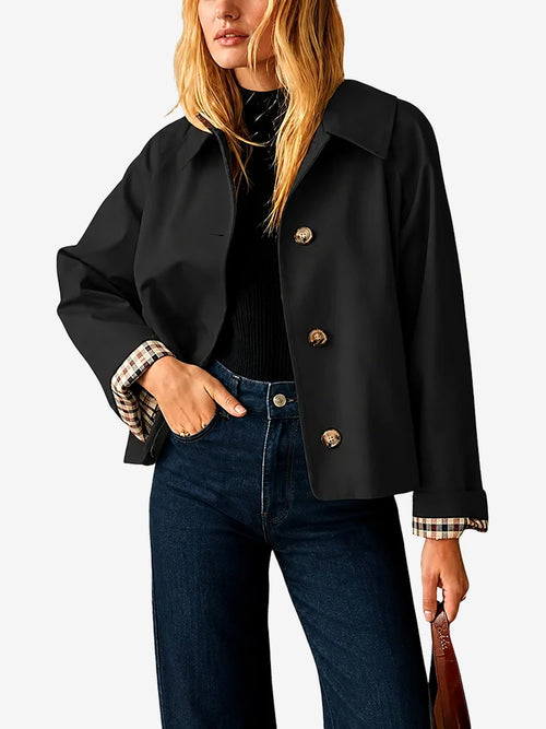 The Classic Cropped Trench Jacket