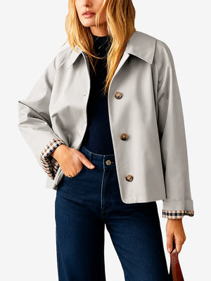The Classic Cropped Trench Jacket