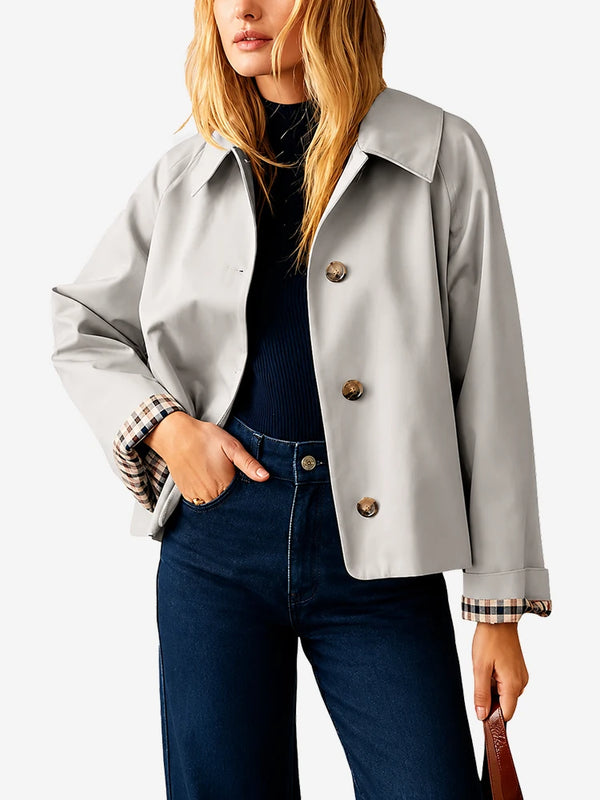 The Classic Cropped Trench Jacket