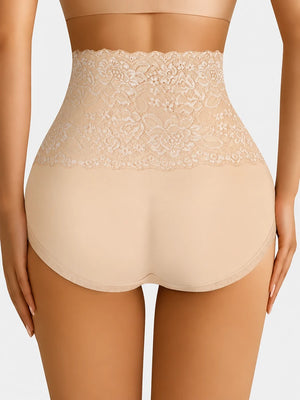5-Pack High-Waist Lace Comfort Briefs