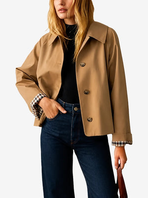 The Classic Cropped Trench Jacket