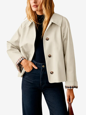 The Classic Cropped Trench Jacket