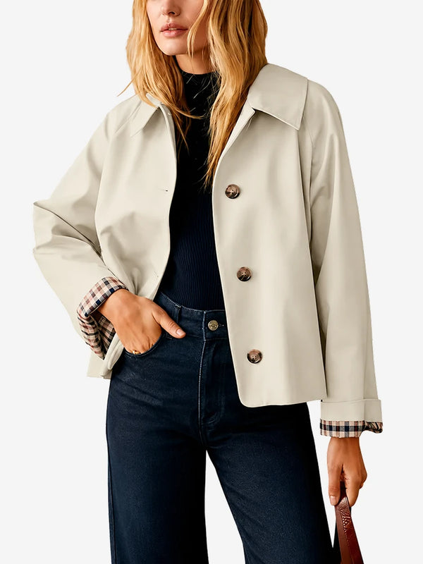 The Classic Cropped Trench Jacket