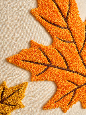 Autumn Pumpkin & Maple Leaf Pillow Covers – Festive Thanksgiving Sofa Decorations
