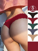 Women’s Seamless Low Waist Thong – Ultra Soft Breathable V-Cut Sport Underwear for Gym, Fitness & Daily Use