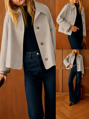 The Classic Cropped Trench Jacket