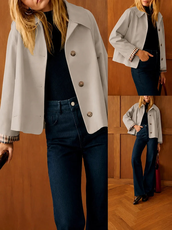 The Classic Cropped Trench Jacket