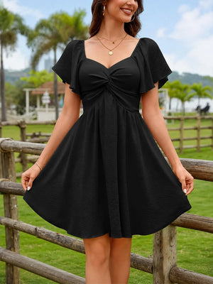Summer Romance Sweetheart Mini Dress