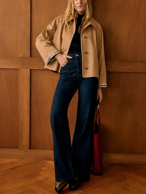 The Classic Cropped Trench Jacket