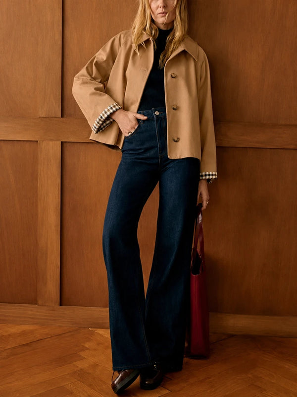The Classic Cropped Trench Jacket