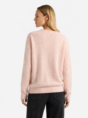 Soft-Brushed Wool Crewneck Sweater