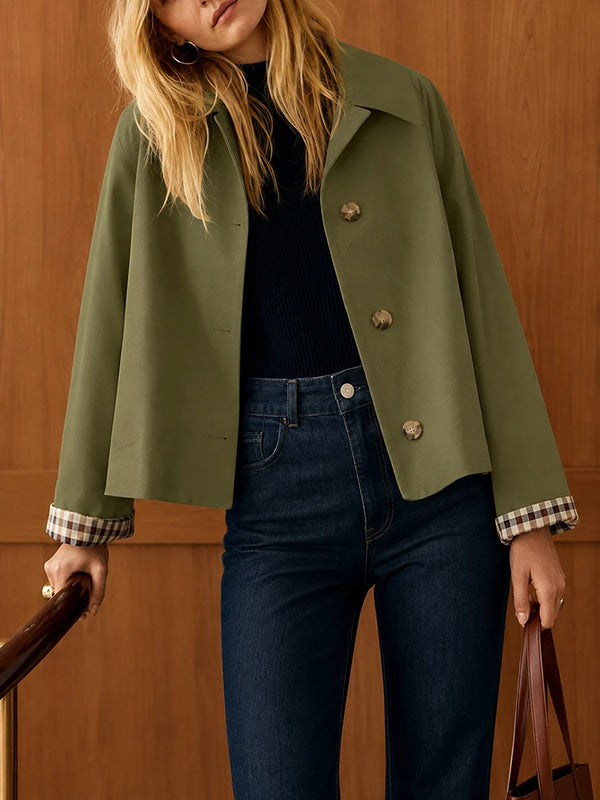 The Classic Cropped Trench Jacket