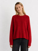 Soft-Brushed Wool Crewneck Sweater