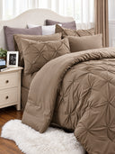 3-Piece Pinch Pleat Bedding Set – Cloud-Like Softness, Breathable Comfort & a Cozy, Inviting Bedroom