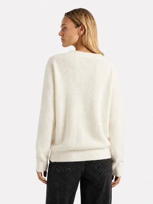 Soft-Brushed Wool Crewneck Sweater