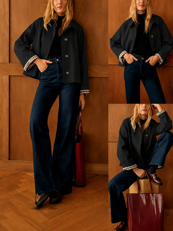 The Classic Cropped Trench Jacket