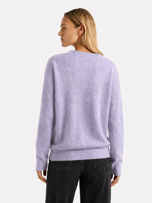 Soft-Brushed Wool Crewneck Sweater