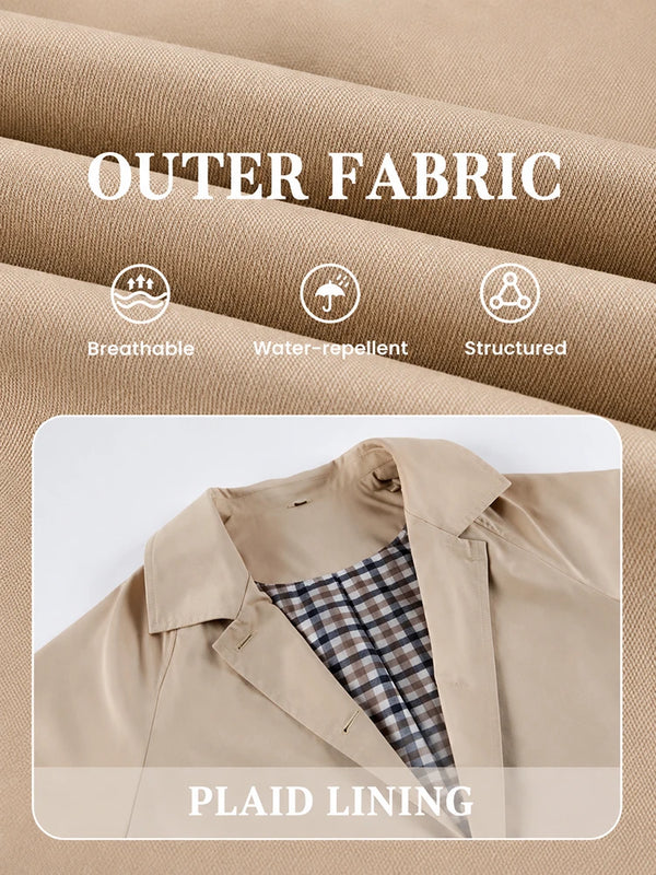 The Classic Cropped Trench Jacket