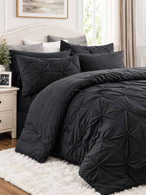 3-Piece Pinch Pleat Bedding Set – Cloud-Like Softness, Breathable Comfort & a Cozy, Inviting Bedroom