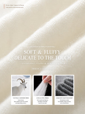 Women’s Luxe Cashmere Cardigan – Soft & Cozy Oversized Knit Sweater
