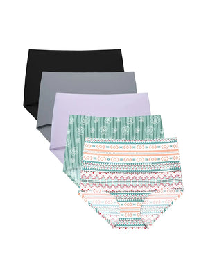 Women’s High Waist Seamless Briefs Panties – No Show Ultra Soft Breathable Underwear for Everyday Comfort & Body Fit