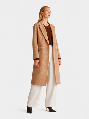Women's 100%  Wool Double-Faced Tailored Coat