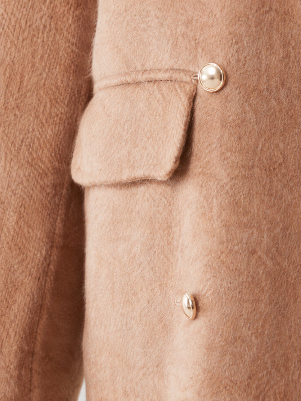 Women's 100%  Wool Double-Faced Tailored Coat