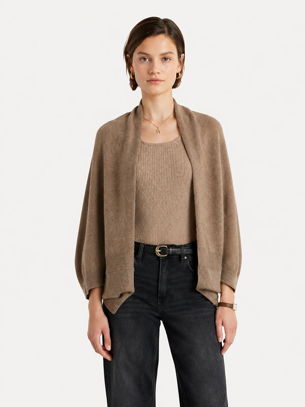 The Premium Wool Blend Oversized Cape Wrap