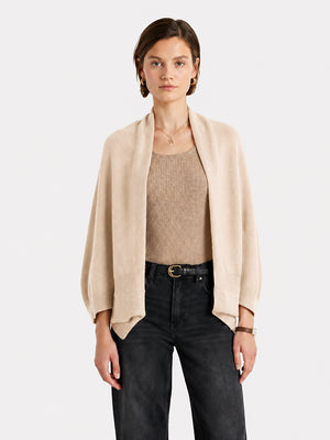 The Premium Wool Blend Oversized Cape Wrap