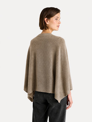 The Premium Wool Blend Oversized Cape Wrap