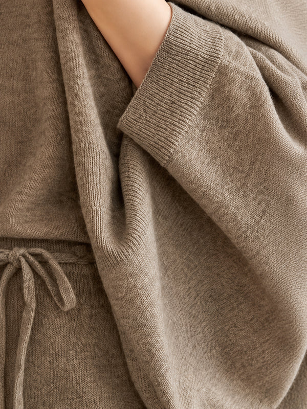 The Premium Wool Blend Oversized Cape Wrap