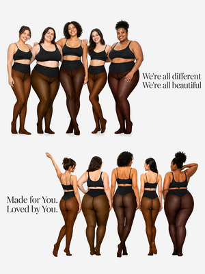 Women’s Fleece Lined Tights – Sheer Look Thermal Shaping Pantyhose