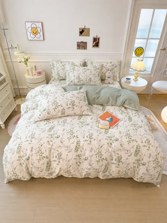 3-Piece Soft Cotton Duvet Cover Set