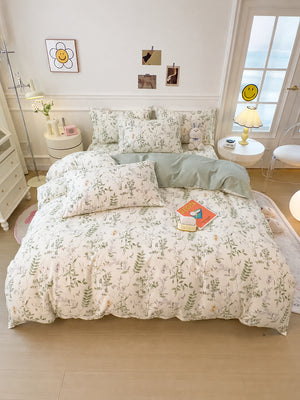 3-Piece Soft Cotton Duvet Cover Set