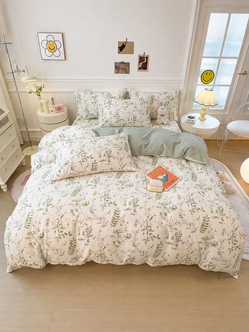 3-Piece Soft Cotton Duvet Cover Set