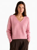 Relaxed V-Neck Wool Sweater