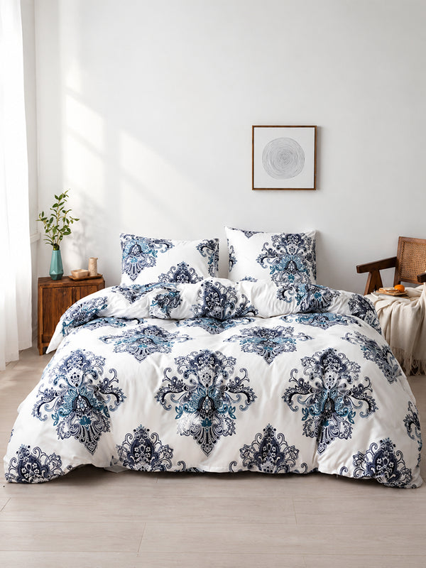 Boho Tribal Print Bedding Set – Vibrant Geometric Patterns & Colorful Bedroom Decor