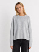 Soft-Brushed Wool Crewneck Sweater