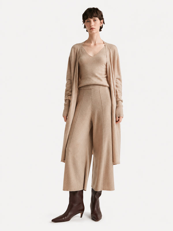 The Cashmere Blend Longline Knit Cardigan