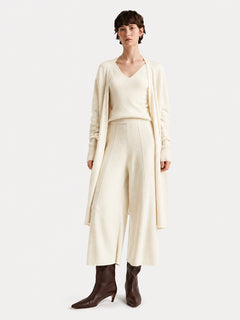 The Cashmere Blend Longline Knit Cardigan