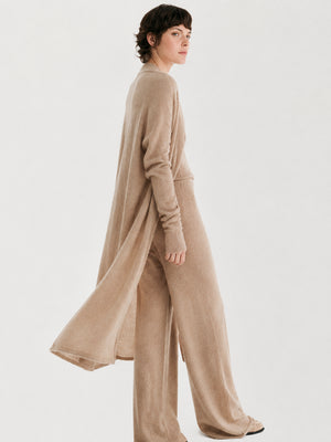 The Cashmere Blend Longline Knit Cardigan