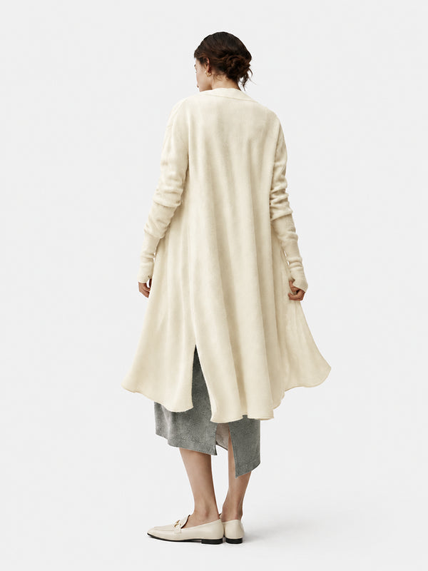 The Cashmere Blend Longline Knit Cardigan