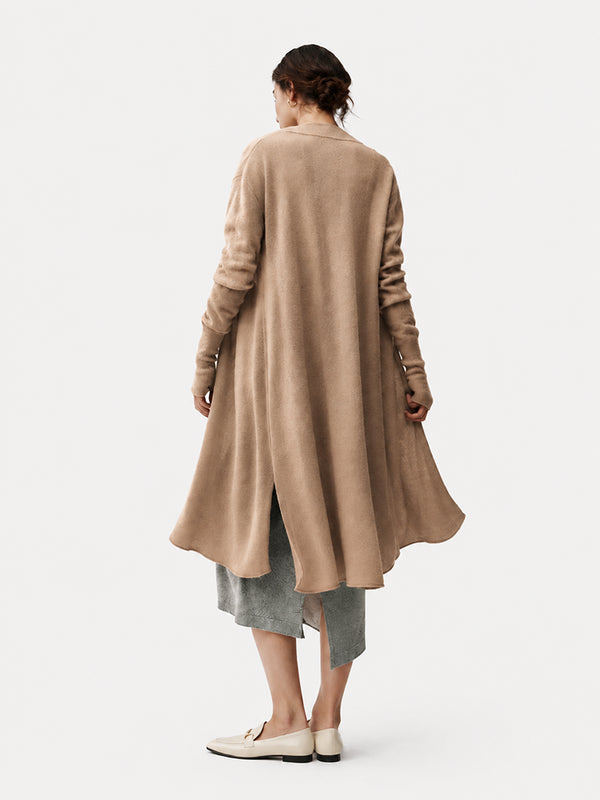 The Cashmere Blend Longline Knit Cardigan