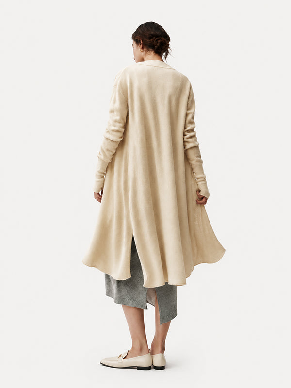 The Cashmere Blend Longline Knit Cardigan