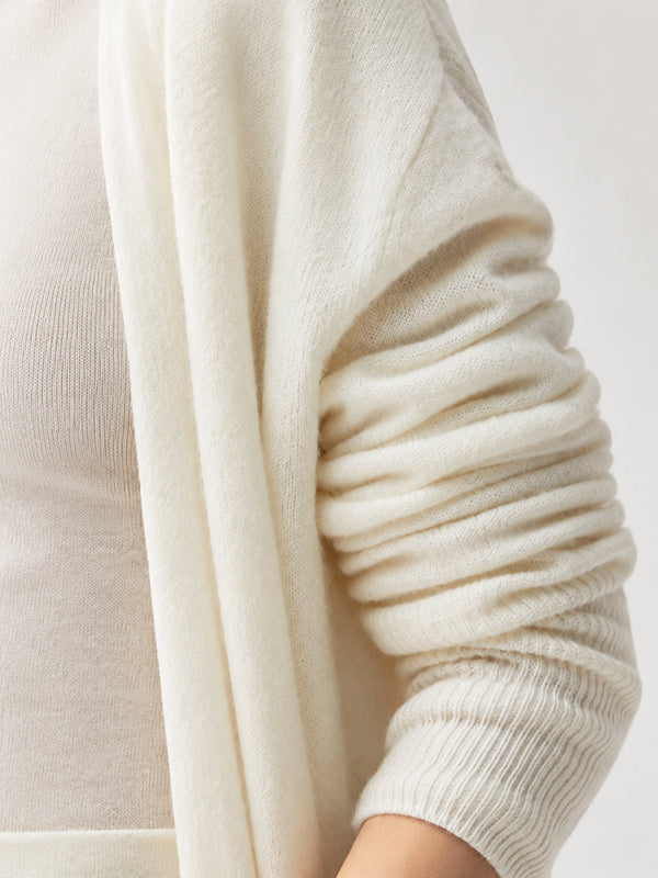 The Cashmere Blend Longline Knit Cardigan